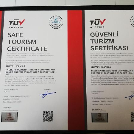 Kayra Hotel Ankara Kültér fotó
